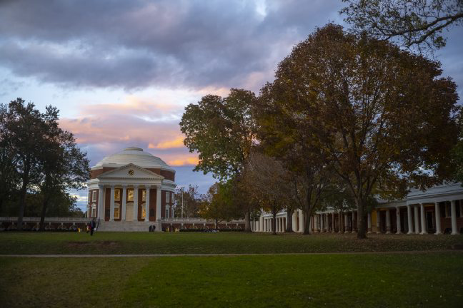 Rotunda and clouds on the Lawn