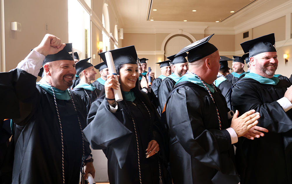 MPS Graduates Celebrating